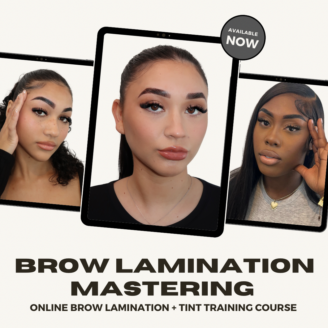 ONLINE BROW LAMINATION + TINT MASTERING COURSE